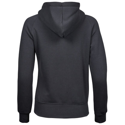 Dark Grey - Back - Tee Jays Womens-Ladies Fashion Zip Hoodie