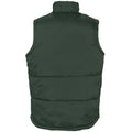 Forest Green - Back - SOLS Warm Unisex Padded Bodywarmer Jacket
