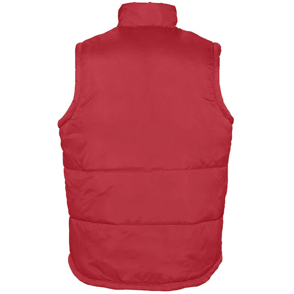 Red - Pack Shot - SOLS Warm Unisex Padded Bodywarmer Jacket