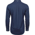 Indigo - Back - Tee Jays Mens Long Sleeve Casual Twill Shirt