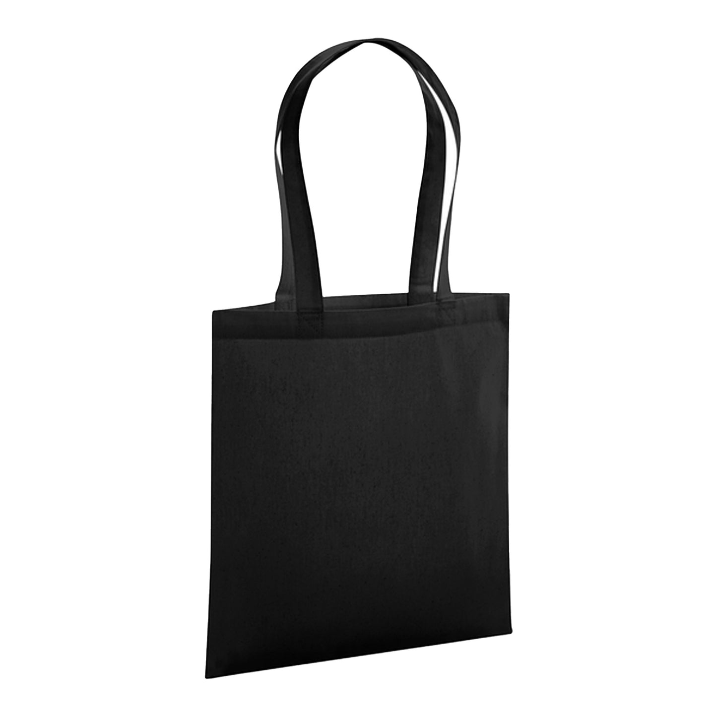 Black - Back - Westford Mill Organic Premium Cotton Tote Bag