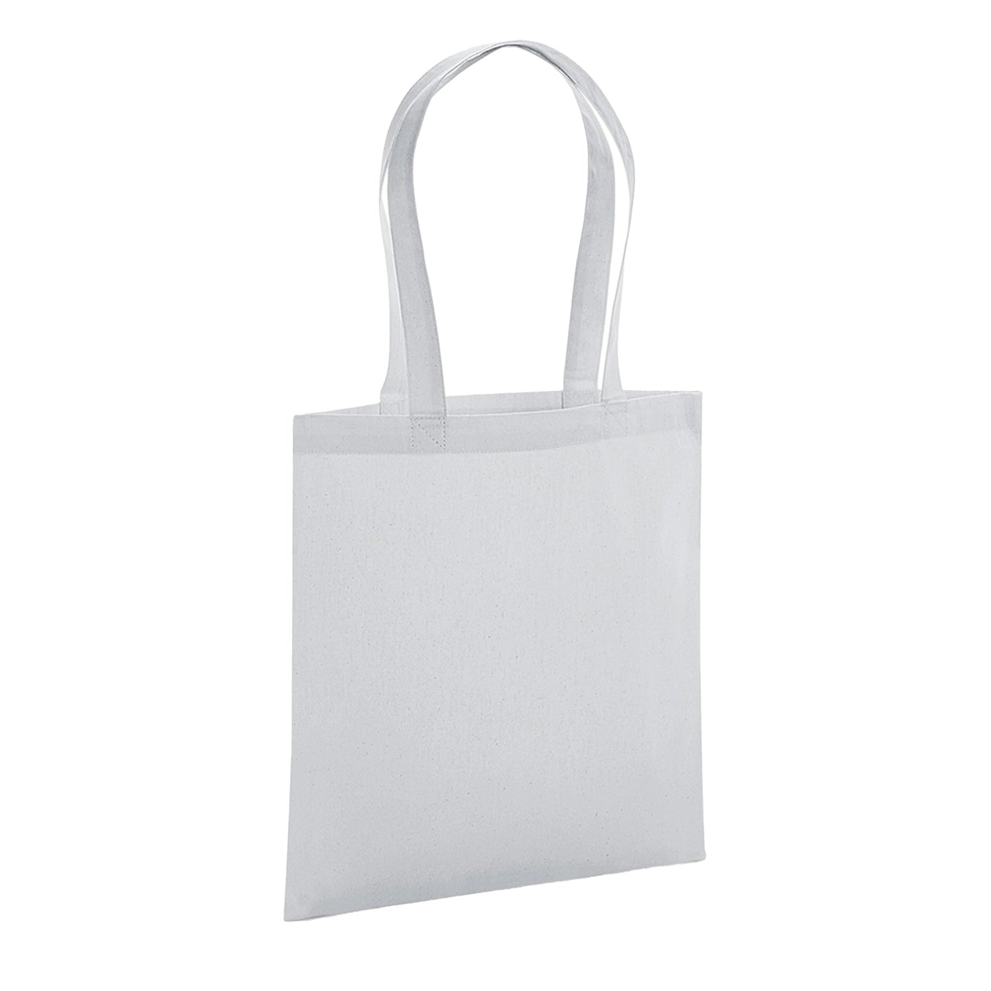 Light Grey - Back - Westford Mill Organic Premium Cotton Tote Bag