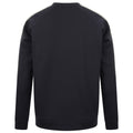 Navy-White - Back - Skinni Fit Unisex Contrast Raglan Sweatshirt