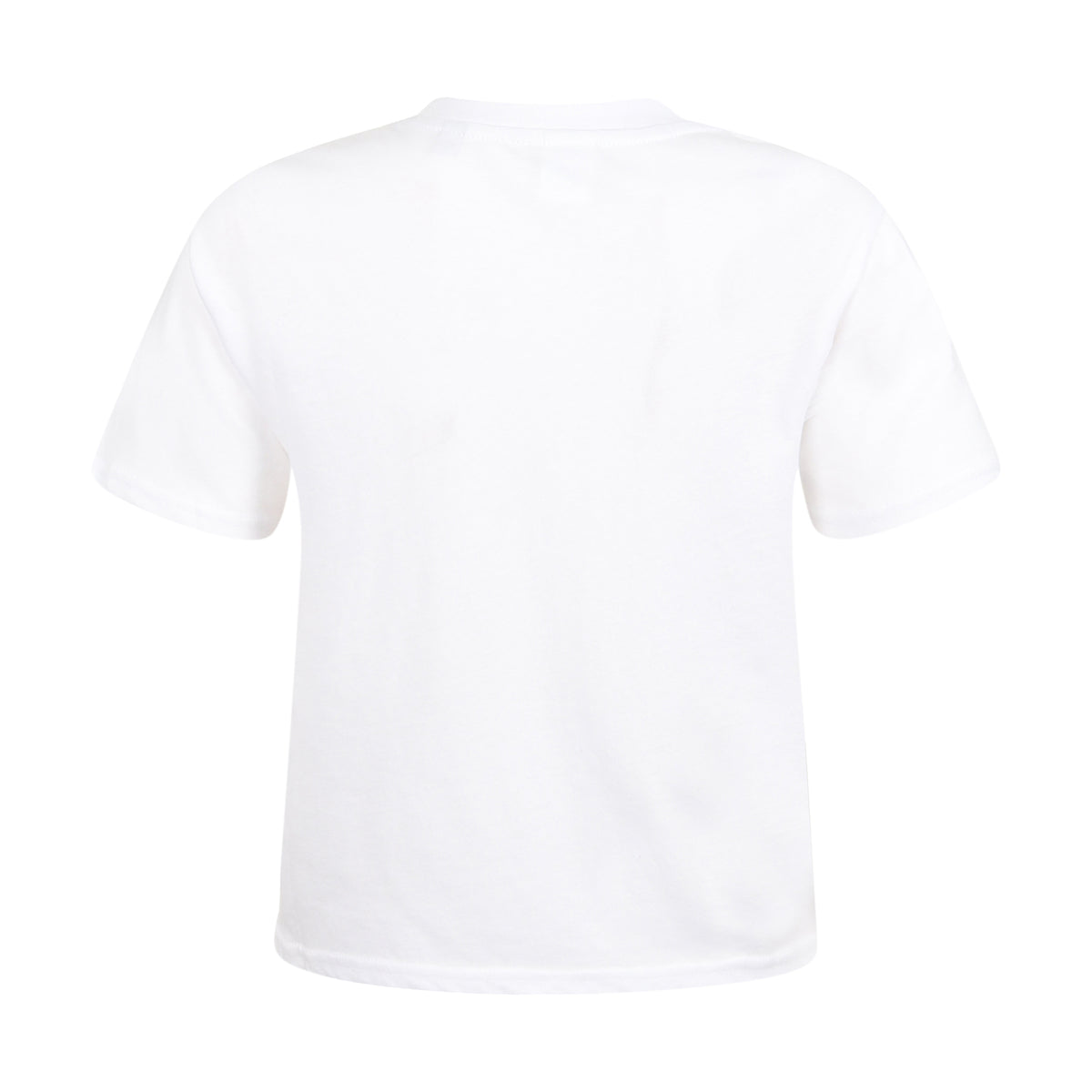 White - Lifestyle - Skinni Fit Womens-Ladies Cropped Boxy T-Shirt