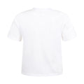 White - Lifestyle - Skinni Fit Womens-Ladies Cropped Boxy T-Shirt