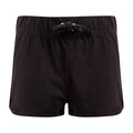 Black-Black - Front - Skinni Minni Childrens-Kids Retro Shorts