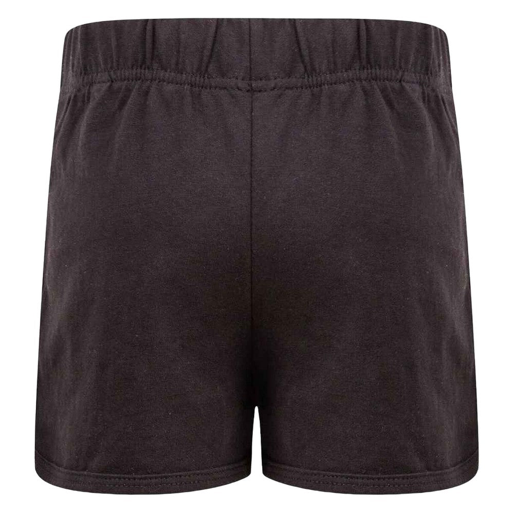 Black-Black - Back - Skinni Minni Childrens-Kids Retro Shorts