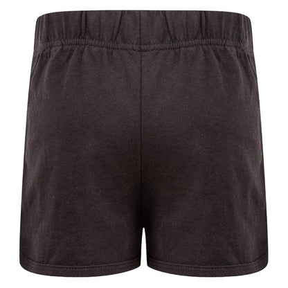 Black-Black - Back - Skinni Minni Childrens-Kids Retro Shorts