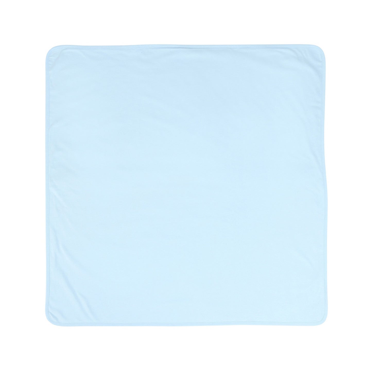 Pale Blue - Front - Larkwood Baby Blanket