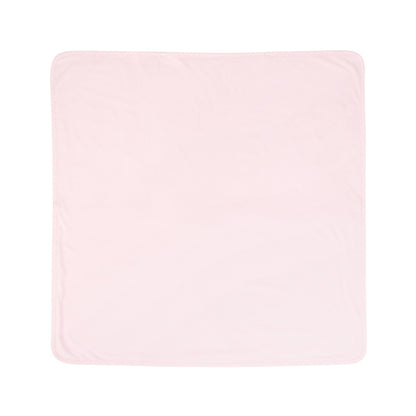 Pale Pink - Front - Larkwood Baby Blanket