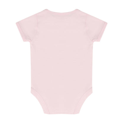 Pale Pink - Back - Larkwood Baby Boys-Girls Essential Short Sleeve Bodysuit