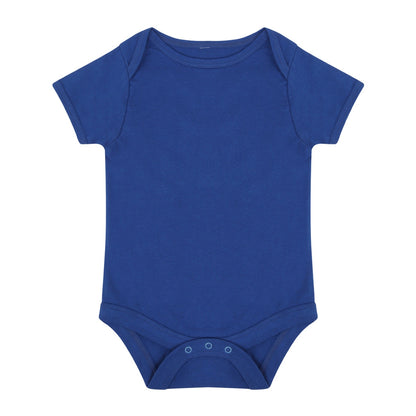 Royal Blue - Front - Larkwood Baby Boys-Girls Essential Short Sleeve Bodysuit