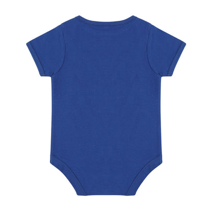 Royal Blue - Back - Larkwood Baby Boys-Girls Essential Short Sleeve Bodysuit