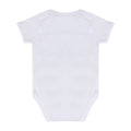 White - Back - Larkwood Baby Boys-Girls Essential Short Sleeve Bodysuit