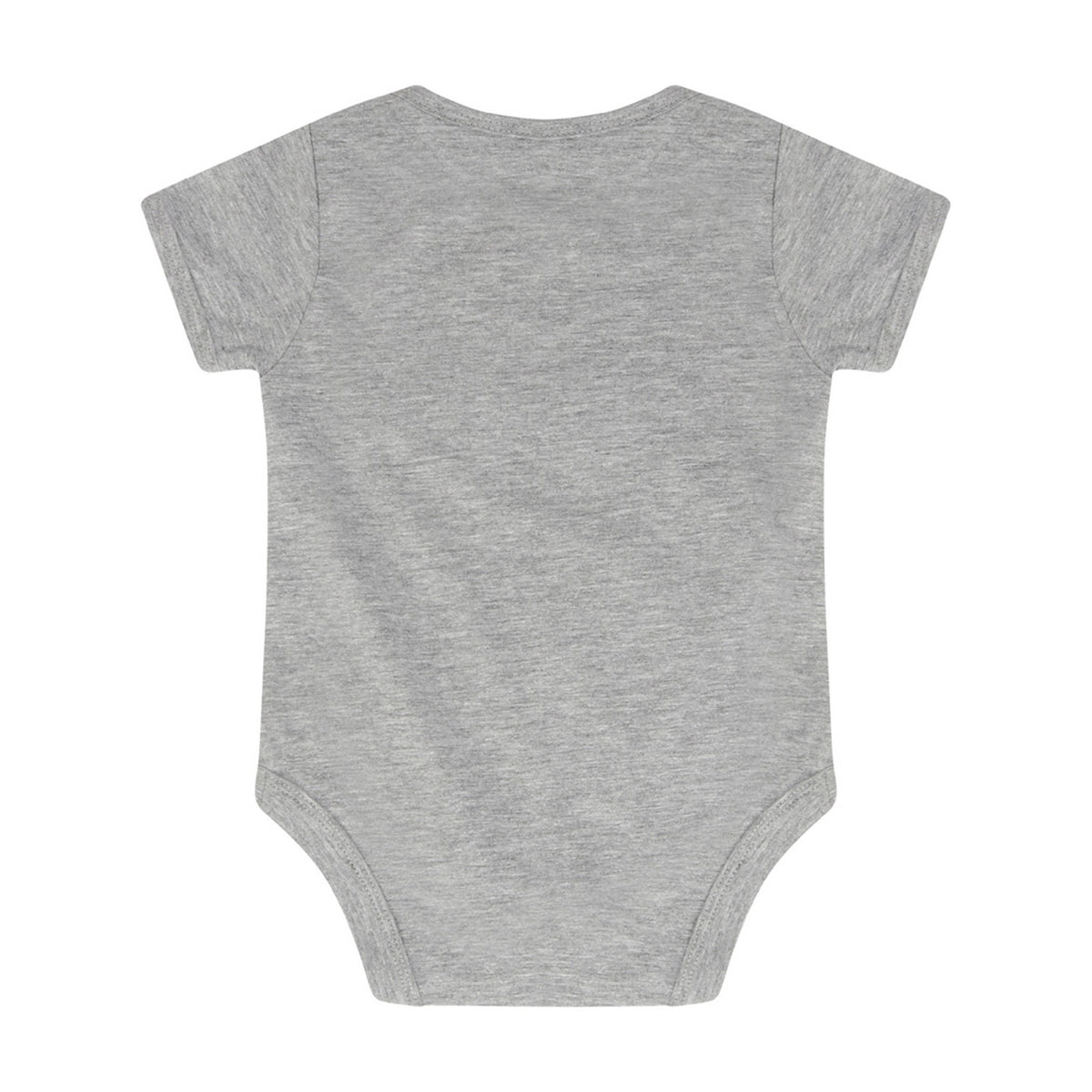Heather Grey - Back - Larkwood Baby Boys-Girls Essential Short Sleeve Bodysuit