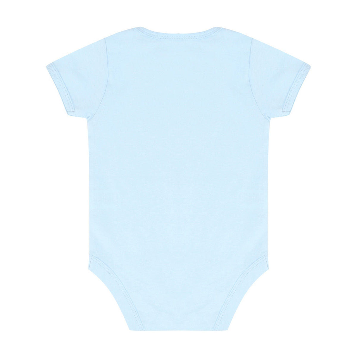 Pale Blue - Back - Larkwood Baby Boys-Girls Essential Short Sleeve Bodysuit