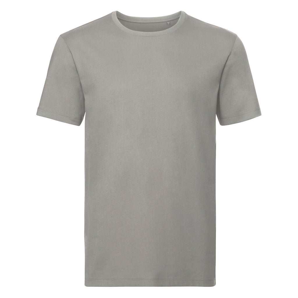 Stone - Front - Russell Mens Authentic Pure Organic T-Shirt
