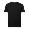 Black - Front - Russell Mens Authentic Pure Organic T-Shirt