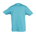 Blue Atoll - Back - SOLS Kids Regent Short Sleeve T-Shirt