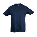 Denim - Front - SOLS Kids Regent Short Sleeve T-Shirt