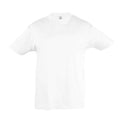 Absolute White - Front - SOLS Kids Regent Short Sleeve T-Shirt