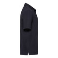 French Navy - Side - Russell Mens Tailored Stretch Pique Polo Shirt