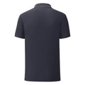 Deep Navy - Back - Fruit Of The Loom Mens Iconic Pique Polo Shirt
