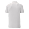 White - Back - Fruit Of The Loom Mens Tailored Poly-Cotton Piqu Polo Shirt