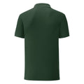 Bottle Green - Back - Fruit Of The Loom Mens Tailored Poly-Cotton Piqu Polo Shirt
