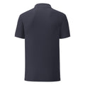 Deep Navy - Back - Fruit Of The Loom Mens Tailored Poly-Cotton Piqu Polo Shirt