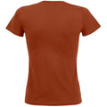 Terracotta - Back - SOLS Womens-Ladies Regent Fit T-Shirt