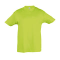 Apple Green - Front - SOLS Kids Regent Short Sleeve T-Shirt