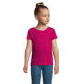 Fuchsia - Back - SOLS Girls Cherry Short Sleeve T-Shirt