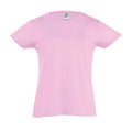 Orchid Pink - Front - SOLS Girls Cherry Short Sleeve T-Shirt