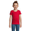 Red - Back - SOLS Girls Cherry Short Sleeve T-Shirt