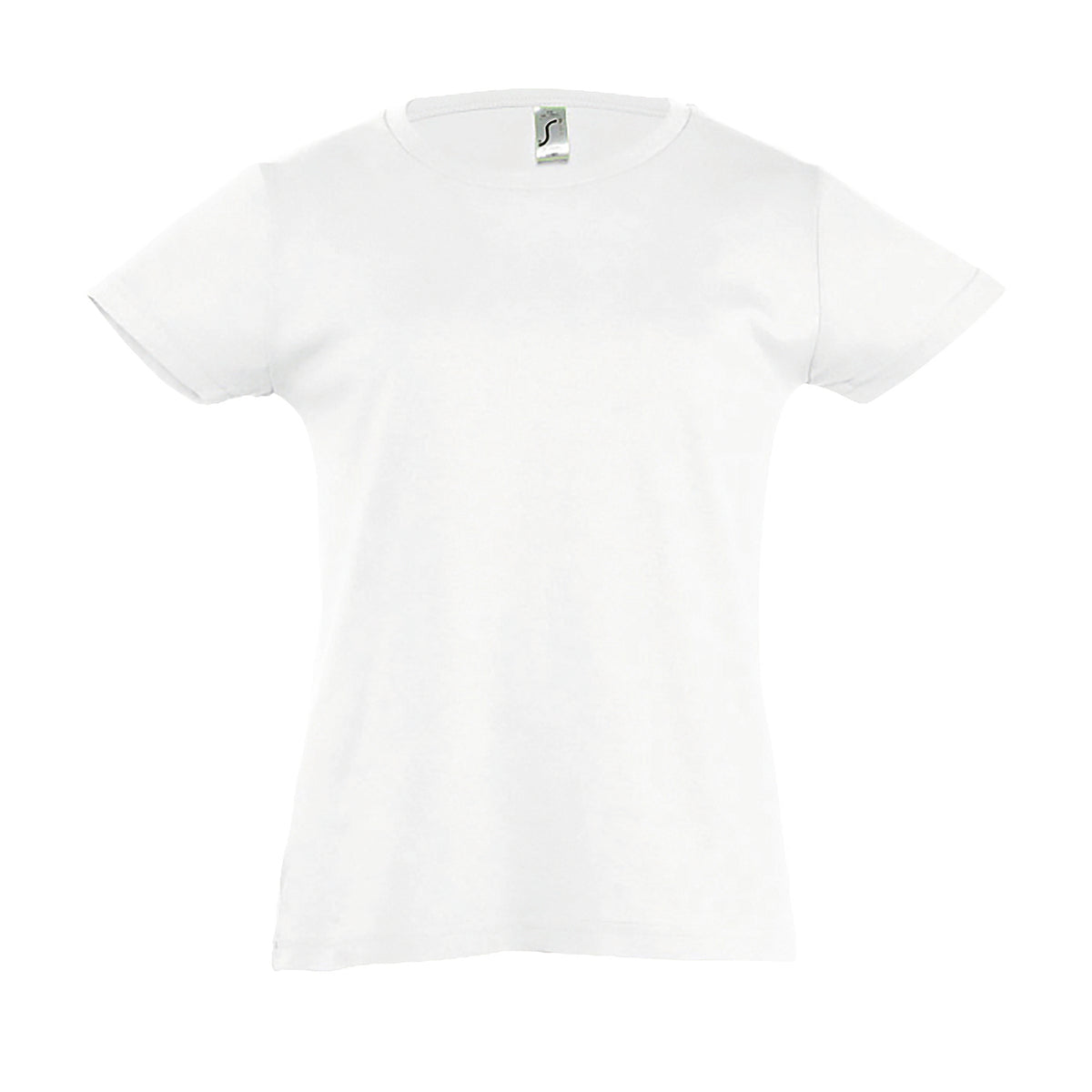 White - Front - SOLS Girls Cherry Short Sleeve T-Shirt