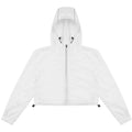Arctic White - Front - AWDis Just Cool Womens Girlie Cropped Windshield Jacket
