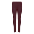 Burgundy - Front - AWDis Just Cool Womens Girlie Workout Leggings