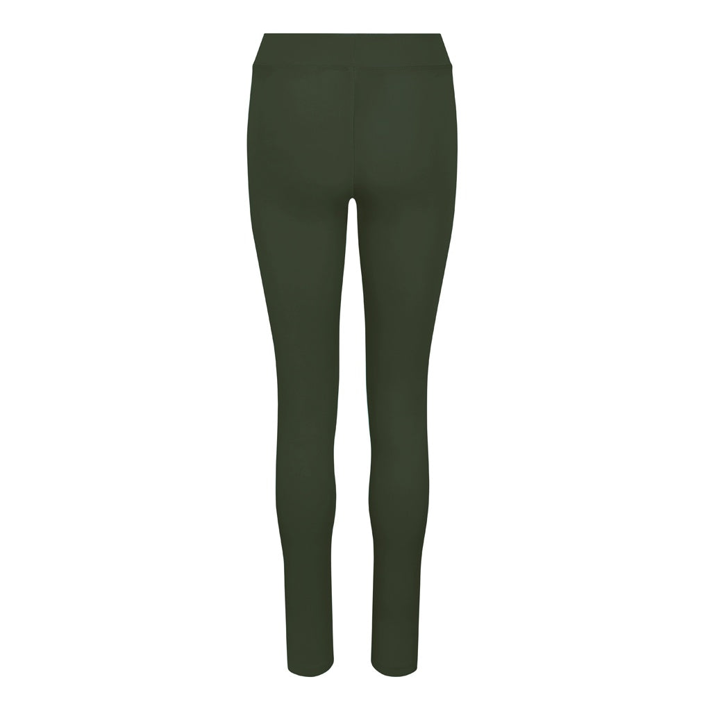 Combat Green - Back - AWDis Just Cool Womens Girlie Workout Leggings