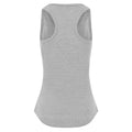 Heather Grey - Back - AWDis Just Ts Womens Girlie Tri-Blend Vest