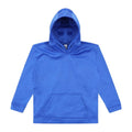 Royal Blue - Front - AWDis Just Hoods Kids Sports Polyester Hoodie