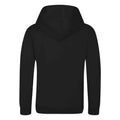 Jet Black - Back - AWDis Just Hoods Kids Sports Polyester Hoodie