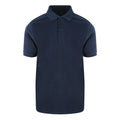 Navy - Front - AWDis Just Polos Mens Stretch Pique Polo Shirt