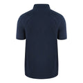 Navy - Back - AWDis Just Polos Mens Stretch Pique Polo Shirt