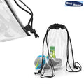 Clear-Black - Side - BagBase Clear Gymsac