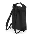 Black - Front - BagBase Icon Roll-Top Backpack