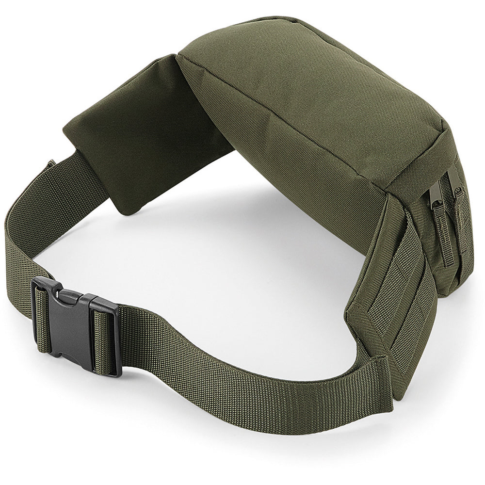 Military Green - Back - BagBase Molle Utility Waistpack