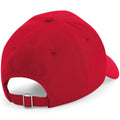 Classic Red - Back - Beechfield Authentic 5 Panel Cap