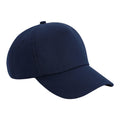 French Navy - Front - Beechfield Authentic 5 Panel Cap