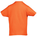 Orange - Back - SOLS Kids Unisex Imperial Heavy Cotton Short Sleeve T-Shirt
